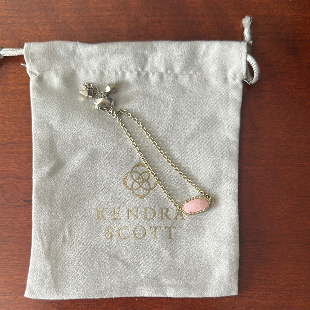 Kendra Scott Pink Pendant Necklace